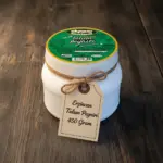 Ahşap zeminde etiketli Akpınar Erzincan Tulum Peyniri 450 g