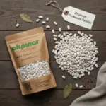 Akpınar marka Erzincan Dermason fasulye kraft paket ve dökülmüş fasulye