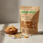 Erzincan elma kurusu 1 Kg, doğal ve katkısız kurutulmuş elma dilimleri paket ve kasede