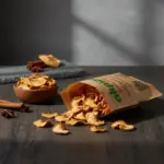 Erzincan elma kurusu 1 Kg paketten dökülmüş doğal kurutulmuş elmalar