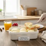 Kahvaltı masasında ekmeğe sürülen yumuşak kıvamlı Erzincan yayık tereyağı 1000 gr.