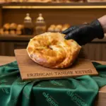 Market tezgahında sunulan Erzincan tandır ketesi Akpınar