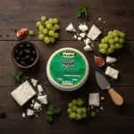 Üzüm, incir ve zeytin ile sunulmuş Akpınar Erzincan Tulum Peyniri 450 g