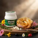 Erzincan tulum peyniri ile hazırlanmış katmer ve kavanozlu peynir sunumu